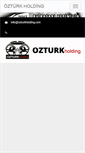 Mobile Screenshot of ozturkholding.com