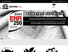 Tablet Screenshot of ozturkholding.com